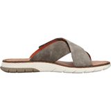 Rieker Slippers grijs Synthetisch