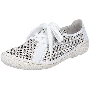 Rieker dames veterschoen wit