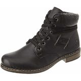 Veterlaarsjes - Effen - Imitatieleer - Blokhak