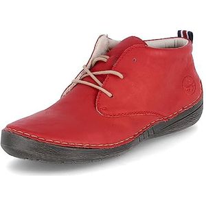 Rieker Dames 52522 enkellaarzen, Rood 33, 40 EU