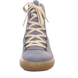 Rieker - Winterenkellaars - Jeansblauw - Veterschoenen - Outdoorlaarzen met Warmvoering