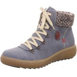 Rieker - Winterenkellaars - Jeansblauw - Veterschoenen - Outdoorlaarzen met Warmvoering