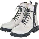 Rieker - Casual Enkellaarsjes - Wit - Synthetisch Materiaal