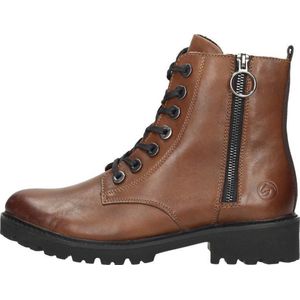 Remonte - Veterboot - Zwart - Leer - Warm Gevoerd