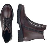 Remonte - Enkellaarsjes - Rood - Leer