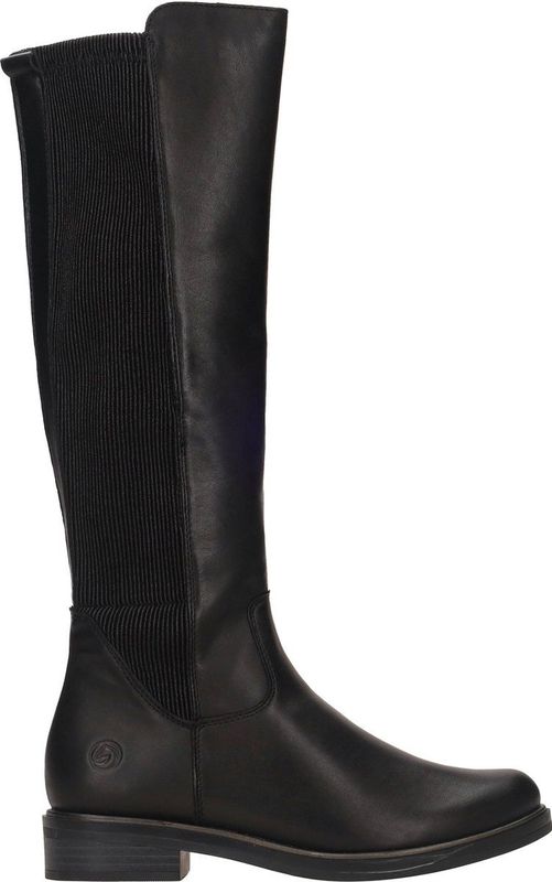 Remonte - Dames Laarzen - Zwart - Gladleer - Uitneembaar Voetbed