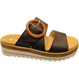 Remonte D0Q51-00 Slippers - Zwart - Leer - Uitneembaar Voetbed