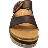 Remonte D0Q51-00 Slippers - Zwart - Leer - Uitneembaar Voetbed