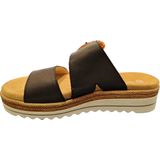 Remonte D0Q51-00 Slippers - Zwart - Leer - Uitneembaar Voetbed