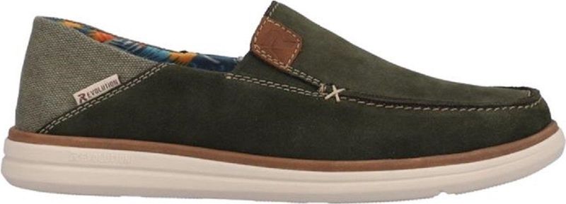 Rieker - R-Evolution Instappers - Zwart - Leer