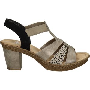 Rieker Sandalen Hak Sandalen Hak - goudkleur