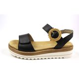 Remonte Dames D0Q52 sandalen, zwart / 00, 40 EU, zwart 00, 40 EU