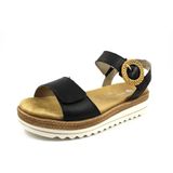 Remonte Dames D0Q52 sandalen, zwart / 00, 40 EU, zwart 00, 40 EU