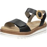 REMONTE D0Q52-00 - Sandalen - Zwart - Leder - Plateauzool