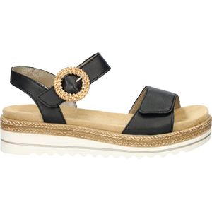 REMONTE D0Q52-00 - Sandalen - Zwart - Leder - Plateauzool