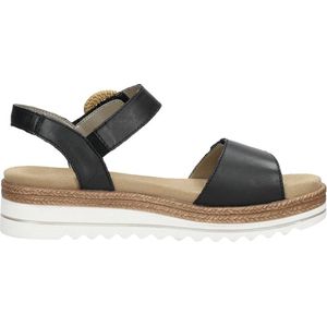 Remonte Sandalen Plat Sandalen Plat - zwart