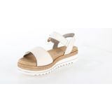 Remonte - Dames - Sandalen - Off-white - Leder - Plateauzool