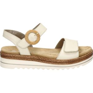 Remonte - Dames - Sandalen - Off-white - Leder - Steunzool