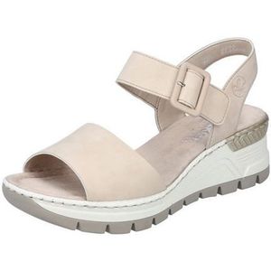 Rieker 6646660 664 für Damen, beige, Gr. 41 EU