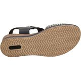 Remonte - ELLE-Collection - Sandaal - Zwart/crème - Comfortschoen met Klittenband