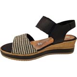 Toms Audrey Sandalen - Met Sleehak - Dames - Zwart