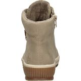 Veterlaarsjes - Effen - Imitatieleer - Ritszakken en Snoersluiting