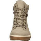 Veterlaarsjes - Effen - Imitatieleer - Ritszakken en Snoersluiting