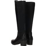 Rieker dames hoge laars - Zwart