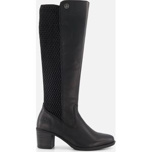 Rieker dames hoge laars - Zwart