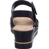 Rieker Keilsandalette, Sommerschuh, Sandale, Keilabsatz, mit gekreuzten Bandagen