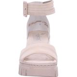 Zomerschoen - Sandaal - Beige - Sleehak - Klittenbandsluiting