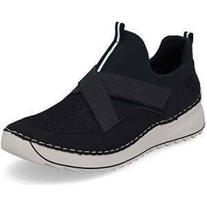 Rieker Vrouwen Trainers 51556, Dames Lage Tops, Verwijderbare Binnenzool, Blauw Blau 14, 36 EU