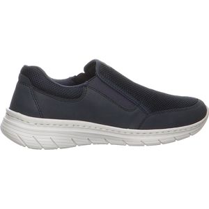 Rieker 13155 Slipper voor heren, slip-on, losse inlegzool, blauw 14, 42 EU