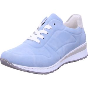 Rieker Dames 54401 Sneakers, blauw, 39 EU