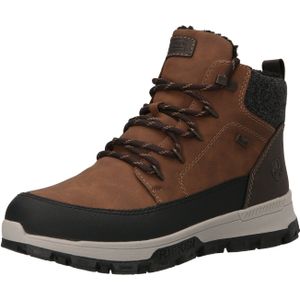 Veterboots - Color-Blocking - Imitatieleer - Warm Gevoerd