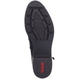 Rieker - Winterlaarsjes - Zwart - Textiel - Decoratieve Koord