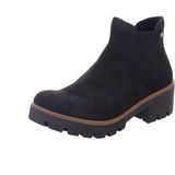Rieker - Chelsea Boots - Bruin / Zwart - Imitatieleer - Blokhak