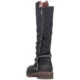 Rieker - Z4759 - Dameslaarzen - Zwart - Textiel - Met RiekerTEX Membraan