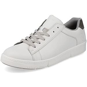 Rieker B7122 Sneakers voor heren, wit, 41 EU