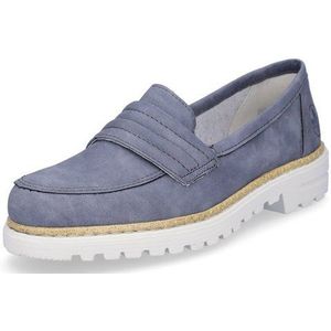 Rieker Instappers blauw Synthetisch - Dames - Maat 41