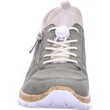 Rieker - Dames Slip-On Sportschoenen - Saliegroen - Imitatieleer