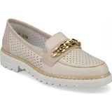 Rieker - Loafers - Beige - Leer