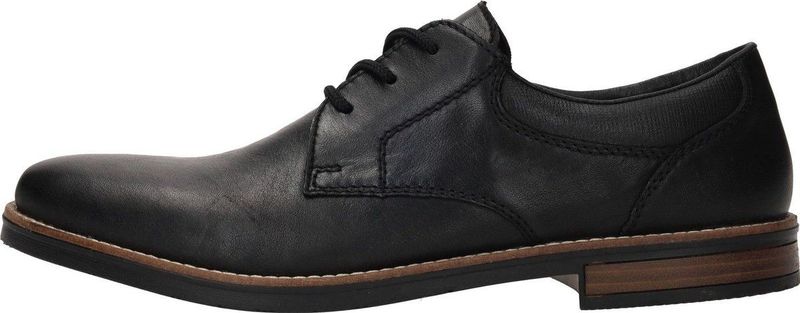 Rieker - Veterschoenen - Zwart - Leer en Kunstleer