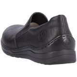 Rieker - Instappers - Casual Schoen - Zwart - Leer