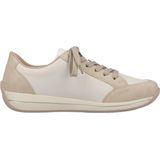 Rieker - Dames Sneaker - Zwart - Duraleer/Synthetisch - Rits Sluiting