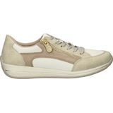 Rieker - Dames Sneaker - Zwart - Duraleer/Synthetisch - Rits Sluiting