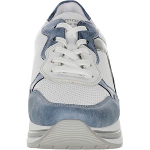 Remonte Dames Sneaker - D1320-80 Blauw/Wit/Zilver - Maat 38