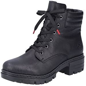 Rieker Dames 76842 Biker Boots, zwart, 36 EU