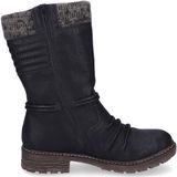 Kleding - Knielaarzen - Effen - Imitatieleer - Ronde Neus - Flexibele Zool