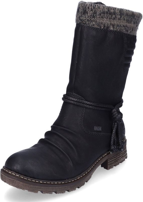 Kleding - Knielaarzen - Effen - Imitatieleer - Ronde Neus - Flexibele Zool